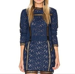 Endless Rose Longsleeved Round Neck Lace Top NWOT Large